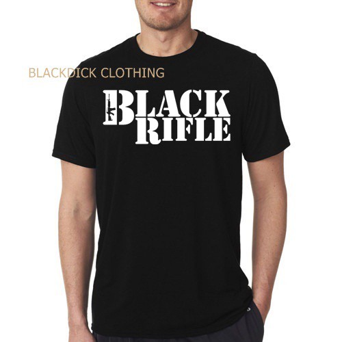 TSHIRT BLACK RIFLE