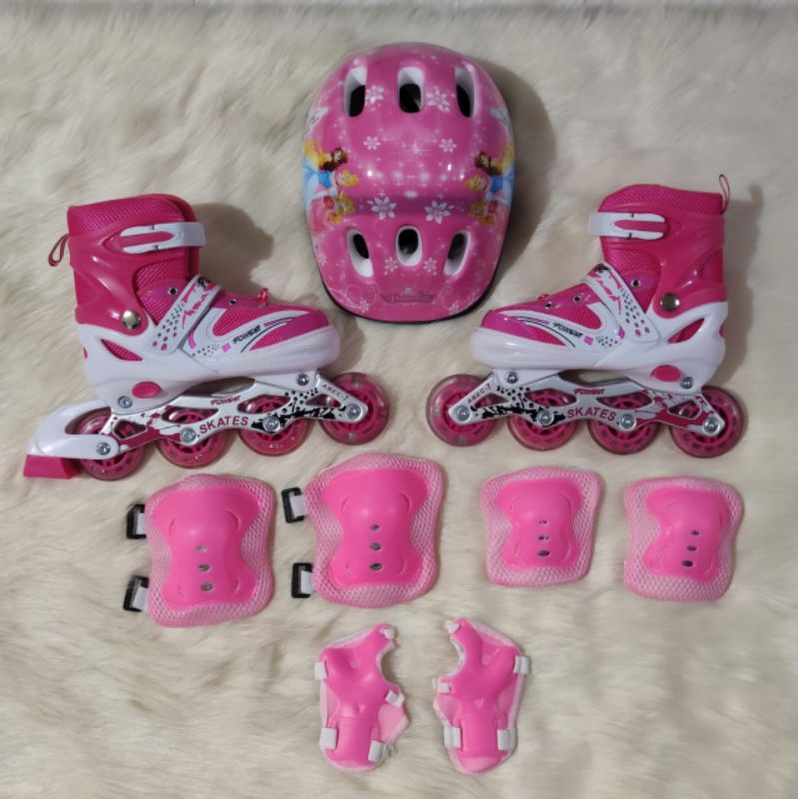 Promo // Fullset Sepatu Roda Anak / inline skate (bisa BAJAJ komplit with DEKKER)