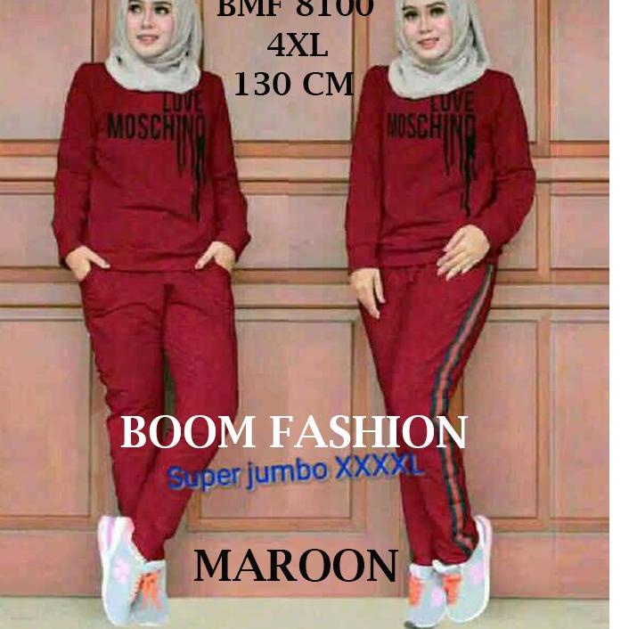 "WLR.20Au22a" SET TRAINING XL(5900), XXL(7333), 3XL(7711), 4XL(8100) Set Wanita Muslim Jumbo/ Set Ol