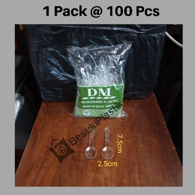 Sendok Jelly Bening / Sendok Agar Bening / Sendok Puding sendok jelly bening sendok kecil