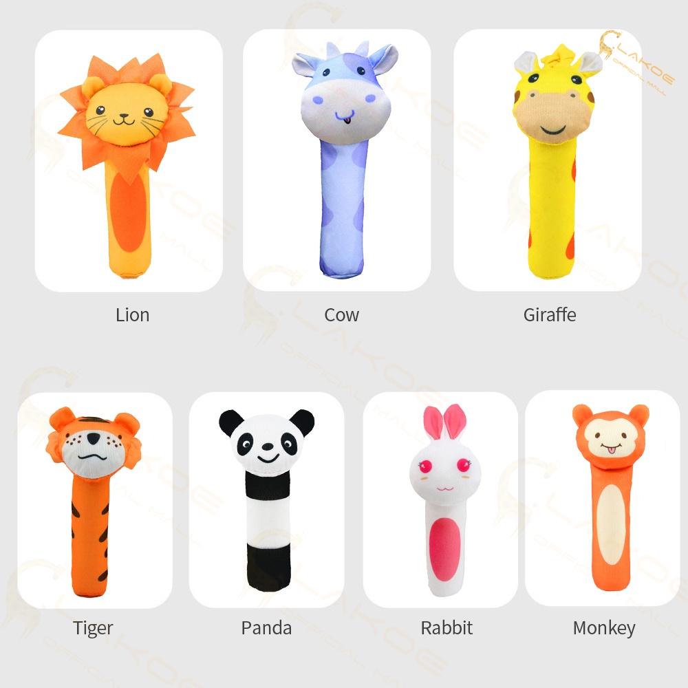 FAB Mainan rattle stick bayi Mainan tangan bayi bunyi lucu