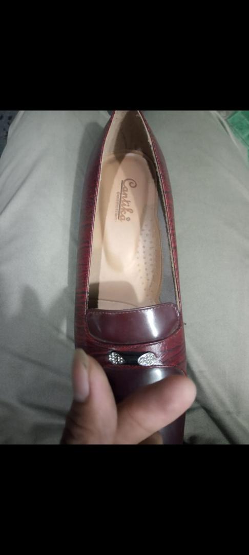 Sepatu Formal Kulit Wanita Cantika A21 ( Produksi Sendiri )