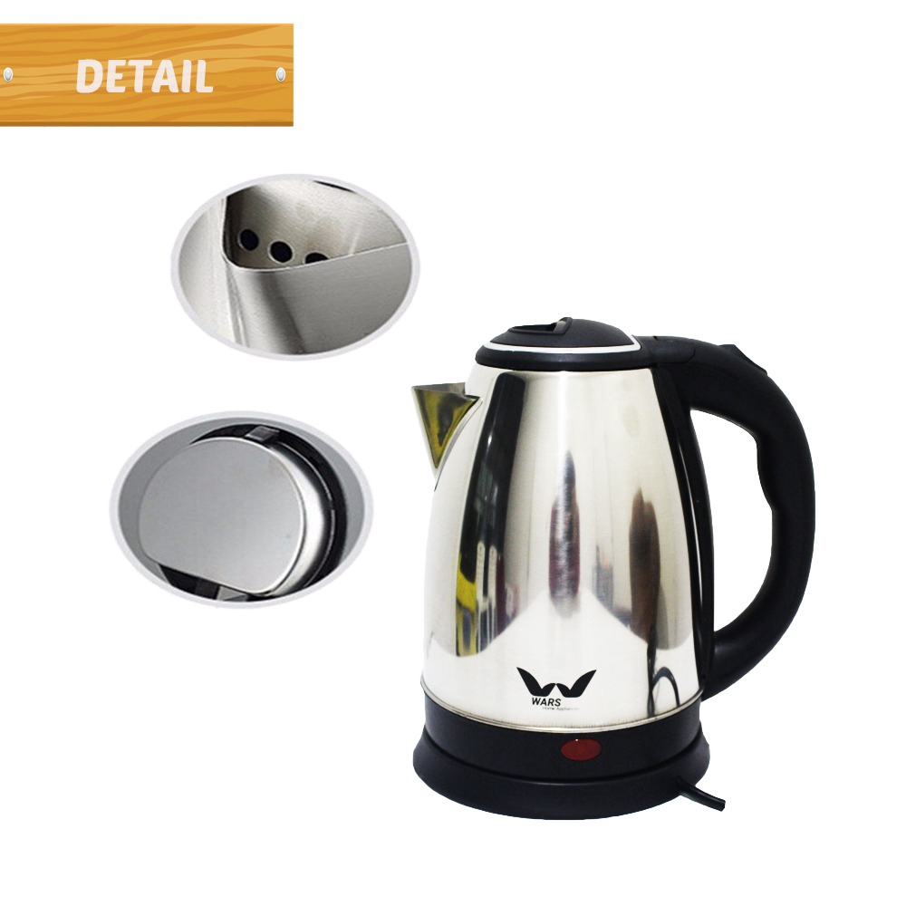 Electrik Kettle Teko Listrik Serbaguna wadah praktis teko pembuat kopi teh susu teko listrik stainless steel