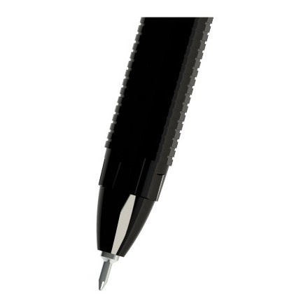 IDOLAKU Pulpen greebel / Ballpoint / Balpoint / Bolpen/ Pen Technoline 0.5 BLACK (12+1)