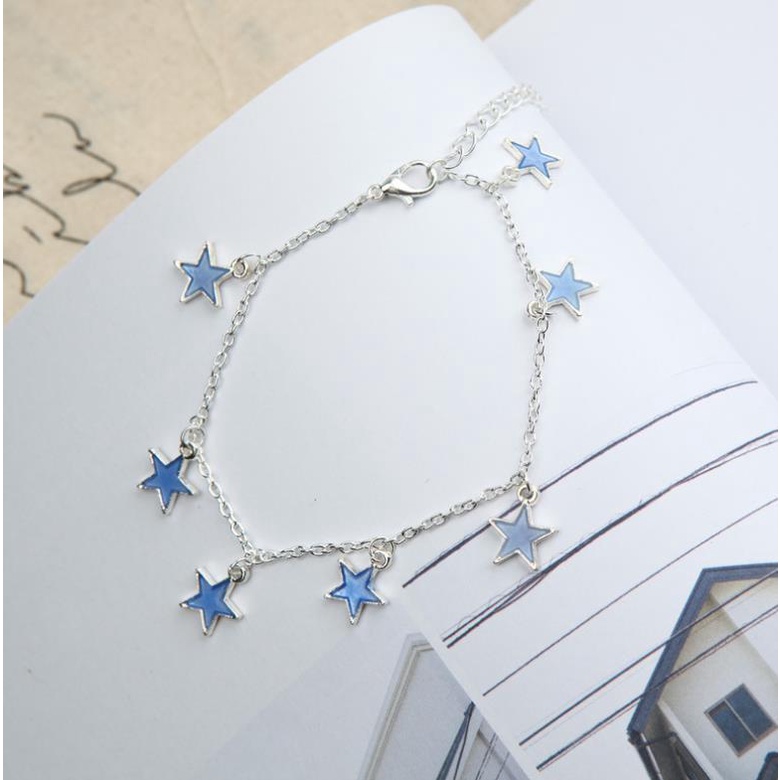 Gelang fashion glow in the dark bentuk bintang model korea imut lucu bagus cantik