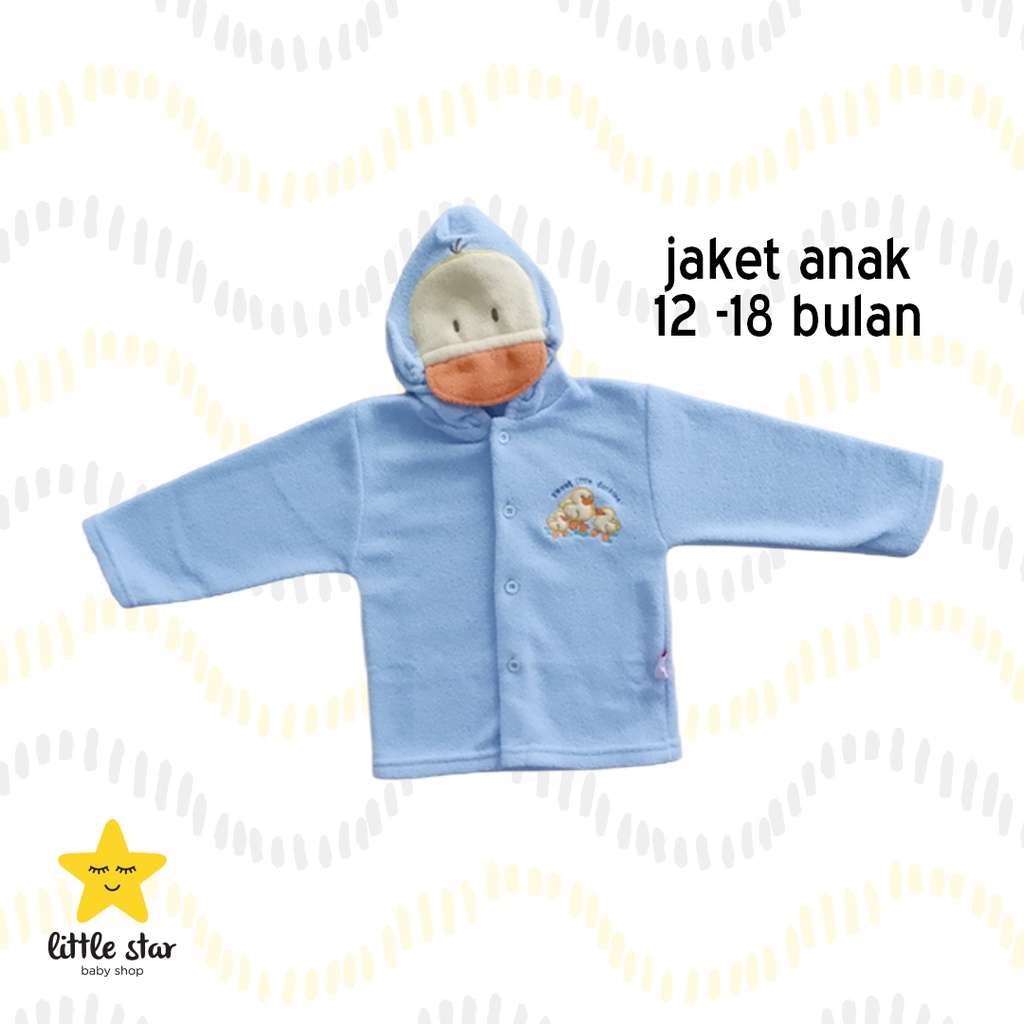 Lucky Angel Jaket Topi Anak Bayi | Jaket Bayi Karakter | Jaket Topi Bayi Lucu | Jaket Bayi Cewek  | Jaket Bayi Cowok