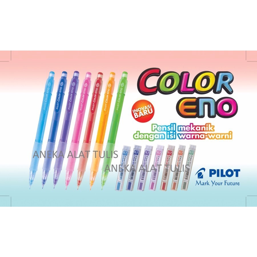 

PILOT "COLOR ENO" MECHANICAL PENCIL / HCR-197 : PENCIL MEKANIK WARNA