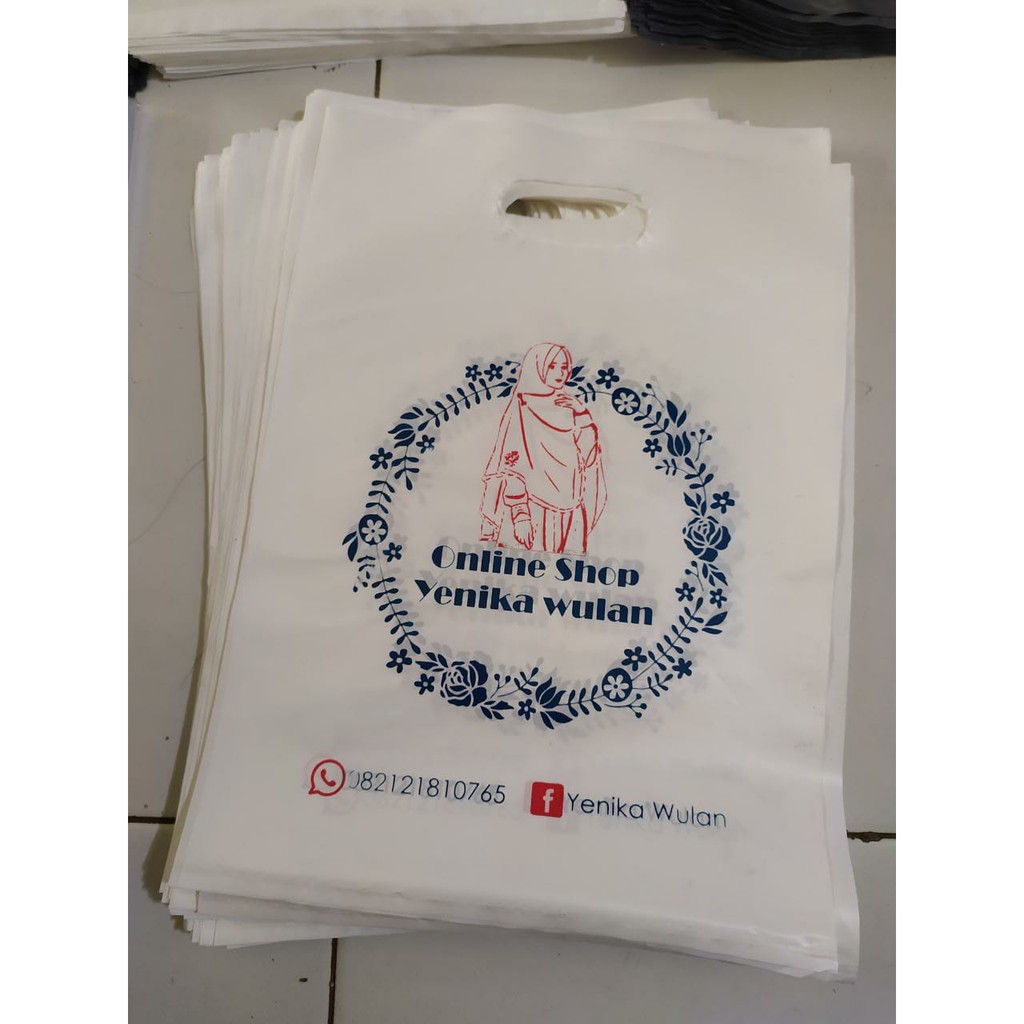 

Plastik plong uk 25x35 2 warna sablon 2 sisi sablon