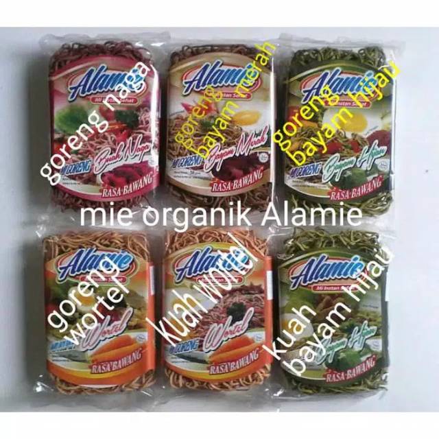 

Mie Sayur Sehat Instan Organik Alamie Non MSG