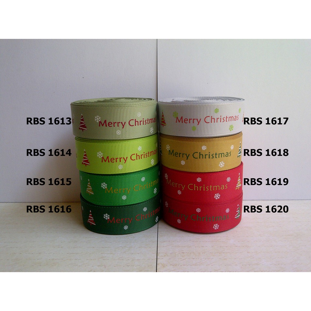 

[10 YARD] PITA GROSGRAIN MOTIF NATAL SALE RBS 1613,1614,1615,1616,1617,1618,1619,1620