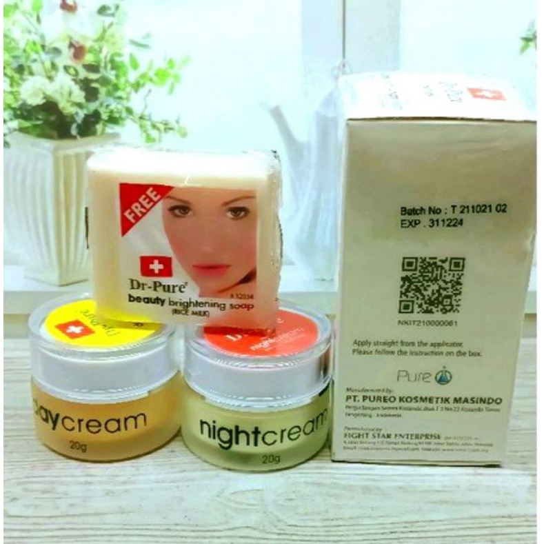 CREAM DR PURE SET ORIGINAL BPOM