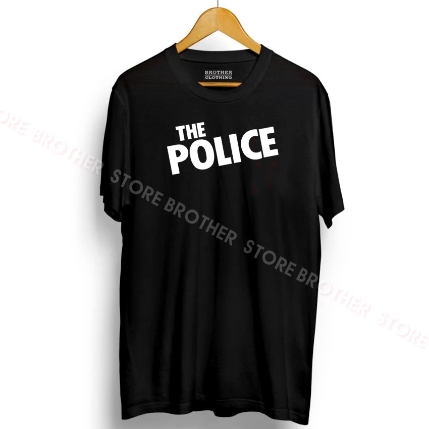 Kaos Distro The Police White Premium