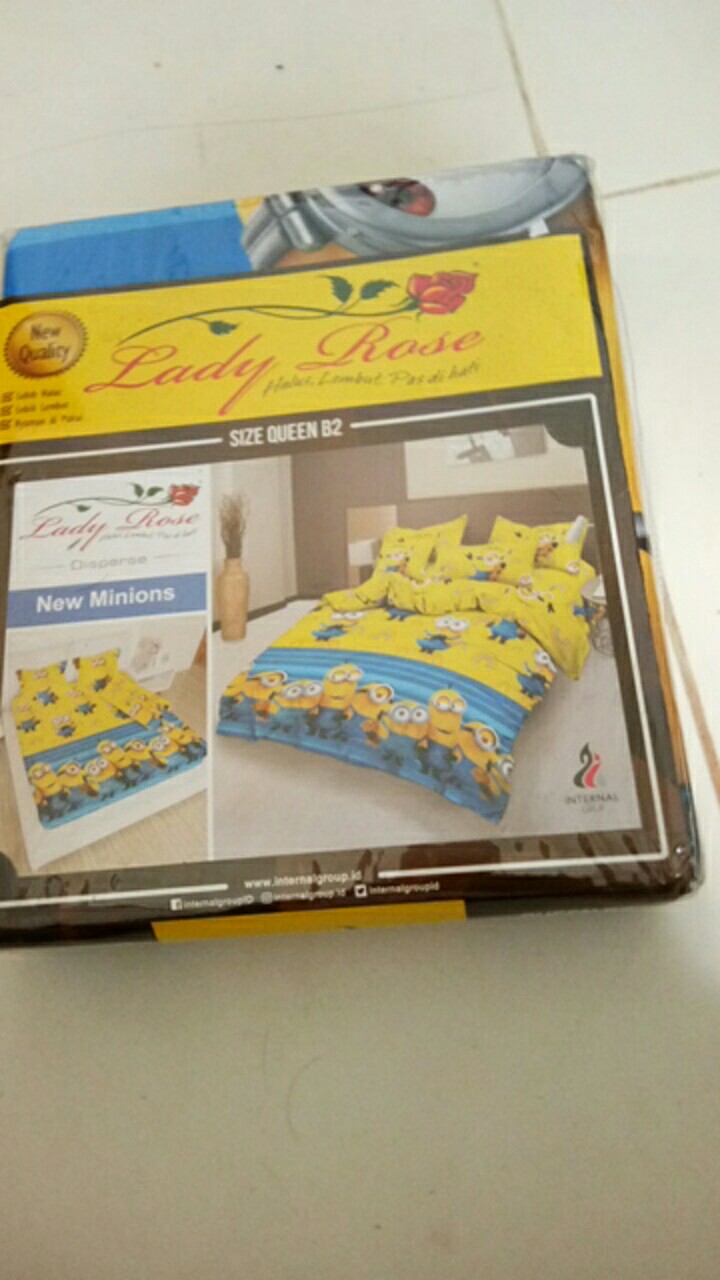 Sprei Lady Rose 160 X 200 Queen Size Berbagai Motif Murah