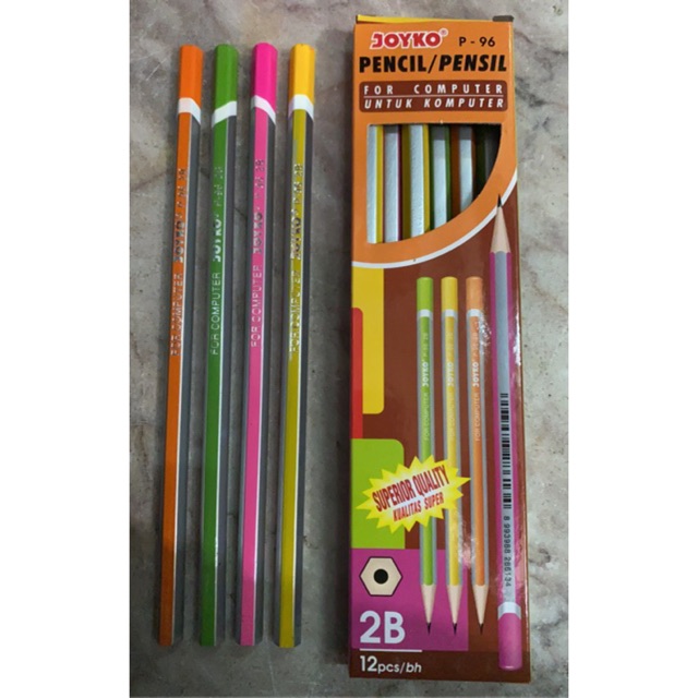 

Pensil Joyko 2B P-96 ( 12 Pcs ) [ Original ]