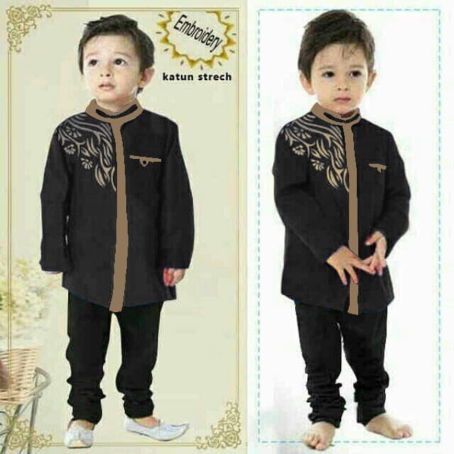 KD ST CACA KS baju anak Koko laki-laki baju anak umur 3 4 5 6 tahun pesta anak cowok lucu Lebaran/te