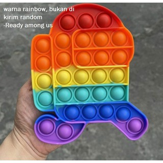 Mainan Pop It Murah Popit Pop Its Square Rainbow Multicolor Fidget Toy Push Bubble Penghilang Stres Shopee Indonesia