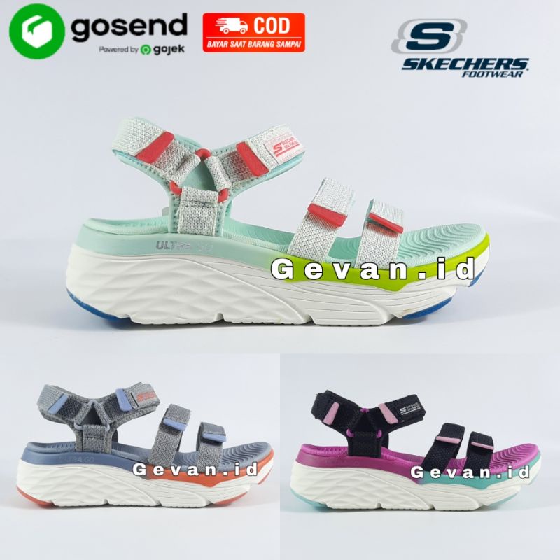 SKECHERS MAX CUSHIONING - SEPATU SANDAL SKECHERS / SKECHERS WANITA