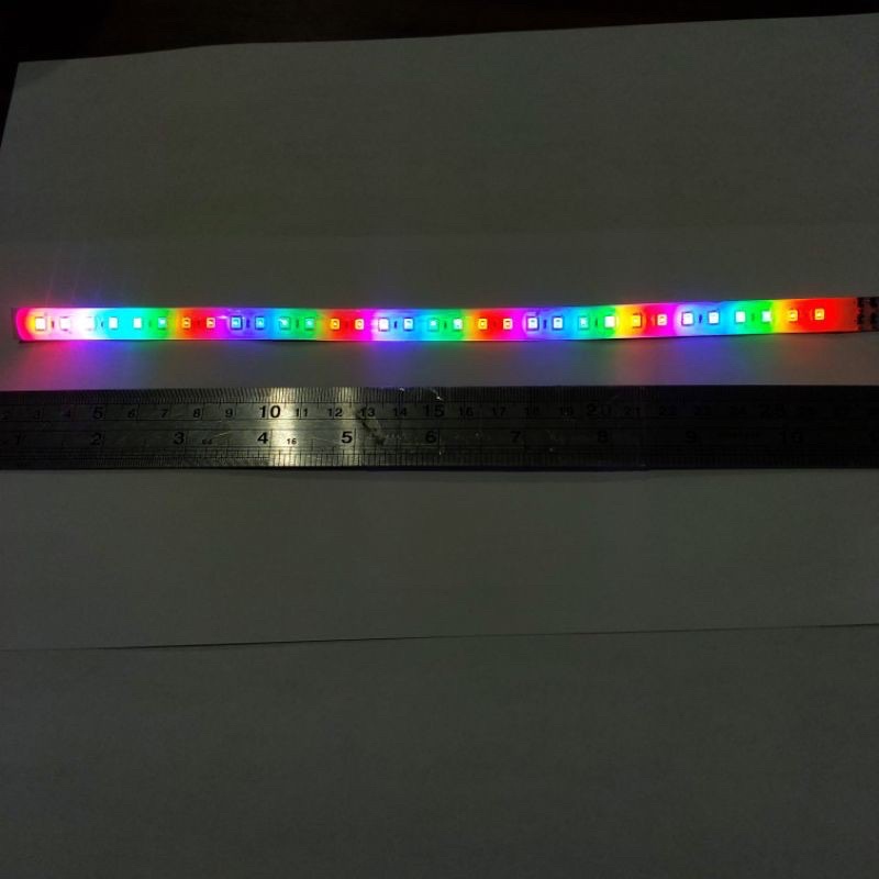 LAMPU ALIS RGB RUNNING FLEXYBLE LED KOLONG PANJANG 30CM 60CM UNIVERSAL