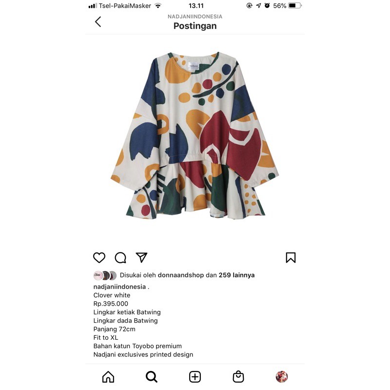 Nadjani Clover White preloved (SOLD)