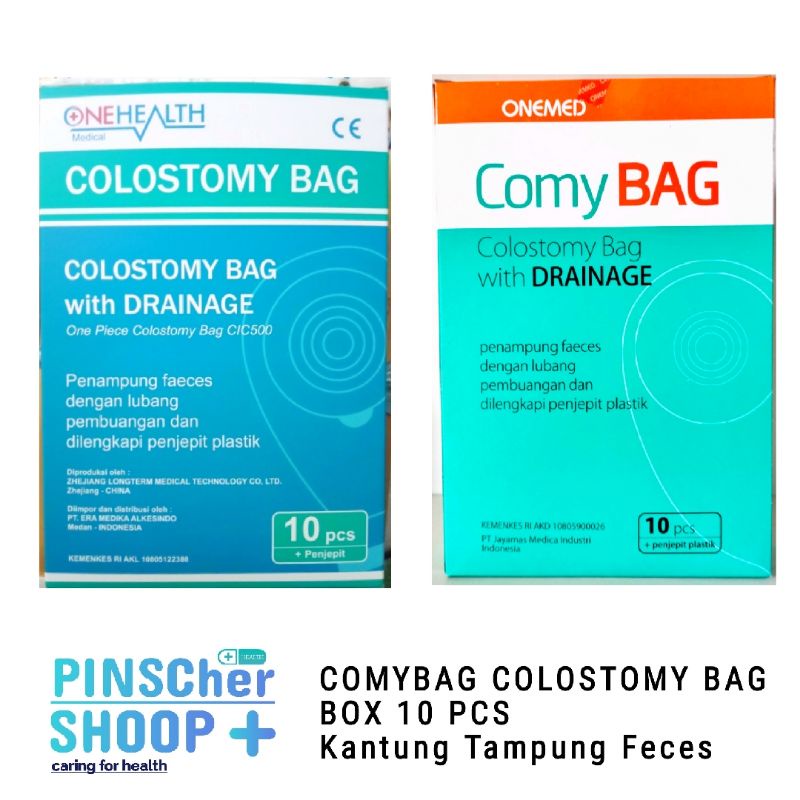 KANTONG KOLOSTOMI COLOSTOMY BAG COMYBAG KANTONG FECES SATUAN