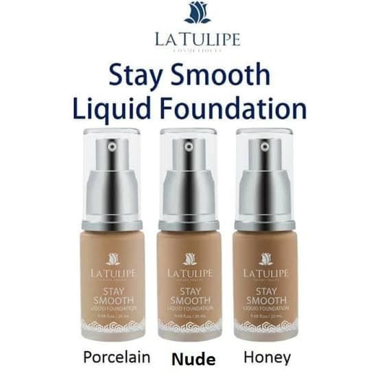 la tulipe stay smooth liquid foundation / fondation liquid