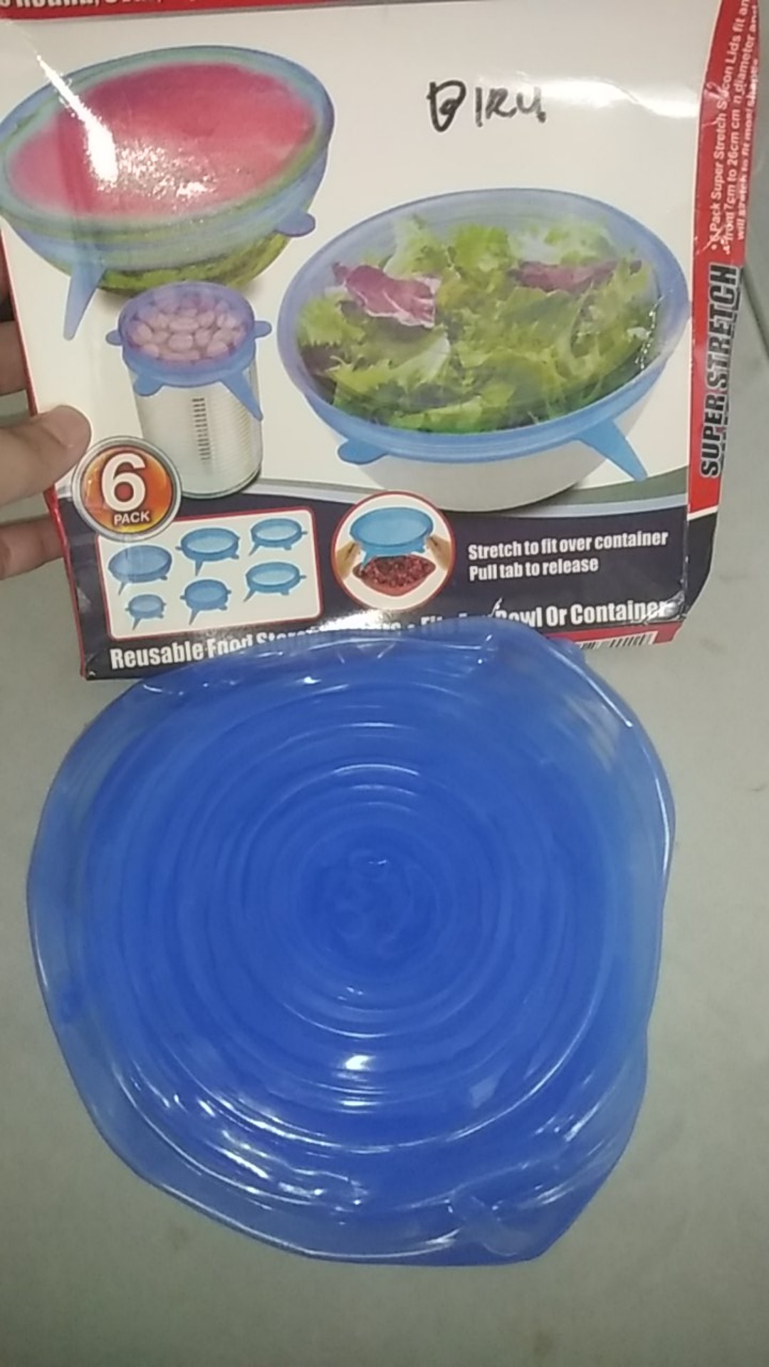 Tutup Silikon Rantang 6in1, Penutup Wadah Silikon Food Cover Silicon