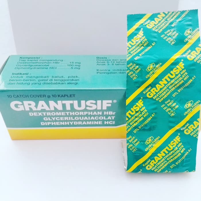 Grantusif Kaplet 1 Strip ORIGINAL-BPOM