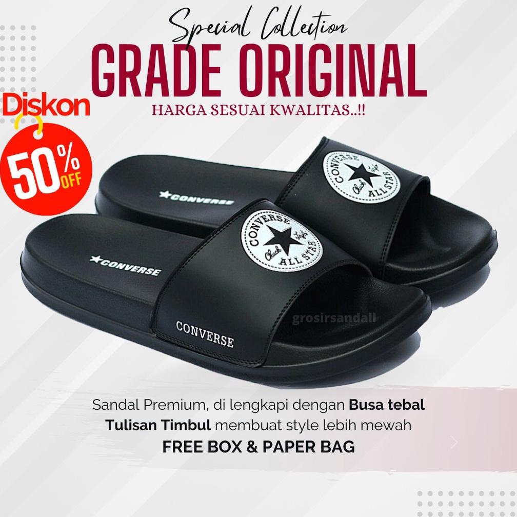Sandal Converse Premium Pria Wanita Import Selop Sendal Elegan . , ..