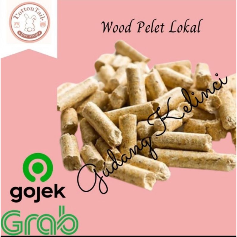 Cottontail Wood Pellet 10KG / Pelet Kayu / Alas Kandang Kucing Kelinci 10Kg (EKSPEDISI)