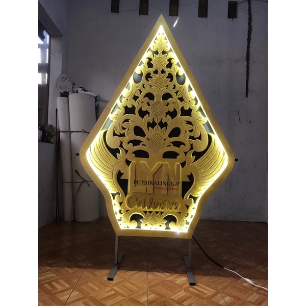 Wayang Gunungan perlengkapan Dekorasi/wayang spon/wayang dekorasi/wayang pelaminan/backdrop wayang d