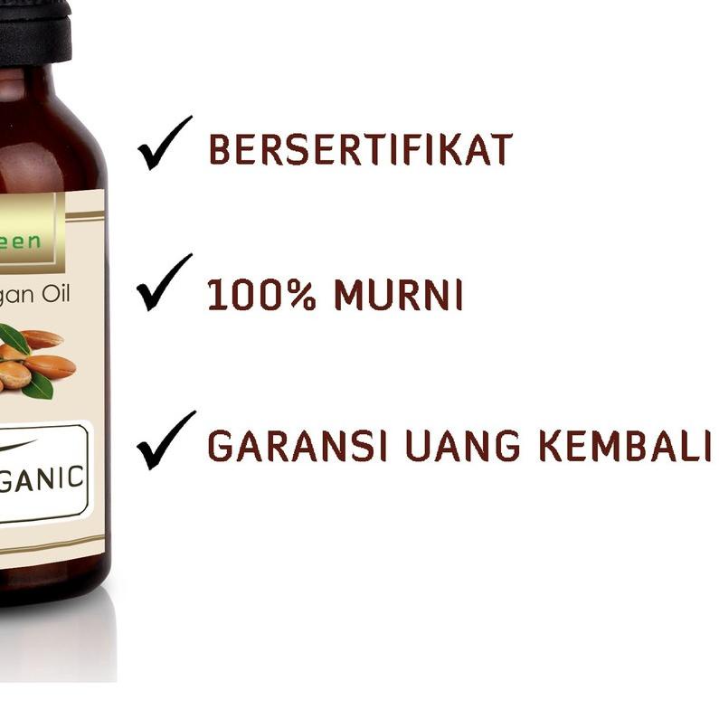 ➶ Happy Green Organic Argan Oil - Minyak Argan Organik Carrier Oil ۞