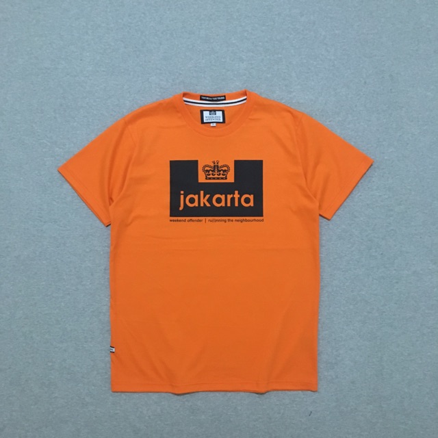 Kaos Weekend Offender Jakarta - Orange