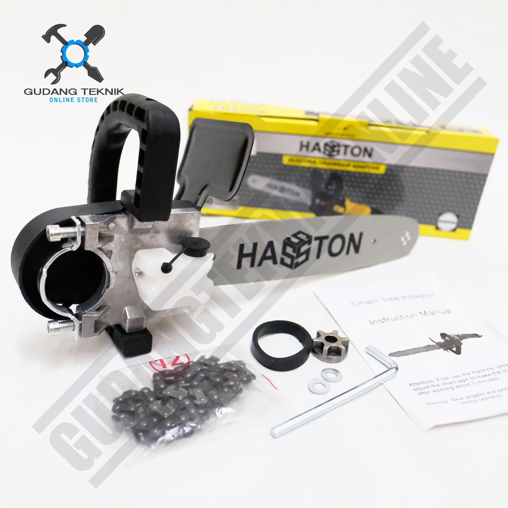 Adapter Chainsaw Mini Hasston Electric Chain Saw Adapter 11,5inch Hasston Prohex Adaptor Chainsaw Gerinda