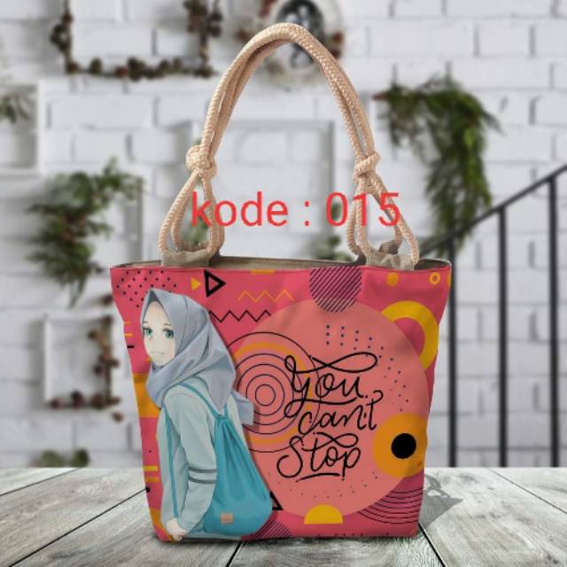 

Totsbag printing tali sumbu, premium
