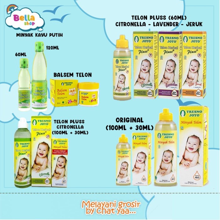 1 PCS TRESNO JOYO MINYAK TELON 100 ML- BELLA SHOP