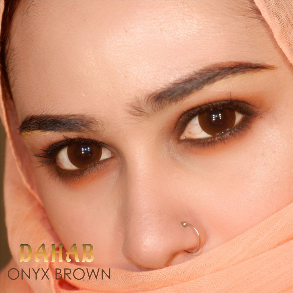 SOFTLENS HITAM BLACK DAHAB COLOR ONYX