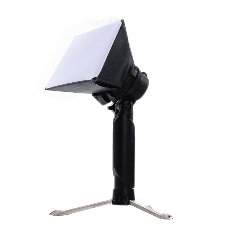 (Ele) Softbox Diffuser Lampu Flash Portable 30x27cm Warna Putih Untuk Kamera Slr Canon / Nikon