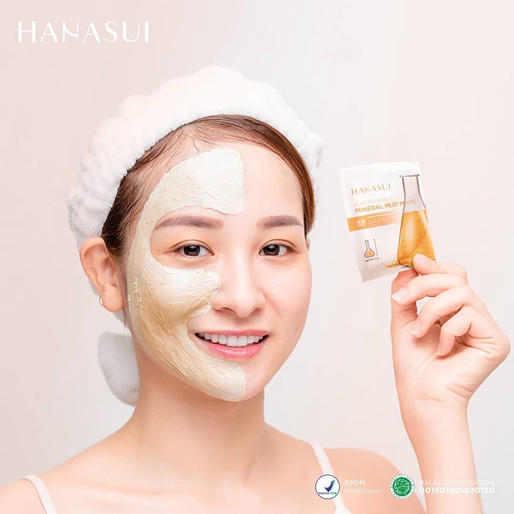 Hanasui Mineral Mud Mask [Japanese Flower | Korean Herbal | Asian Heritage] 7gr