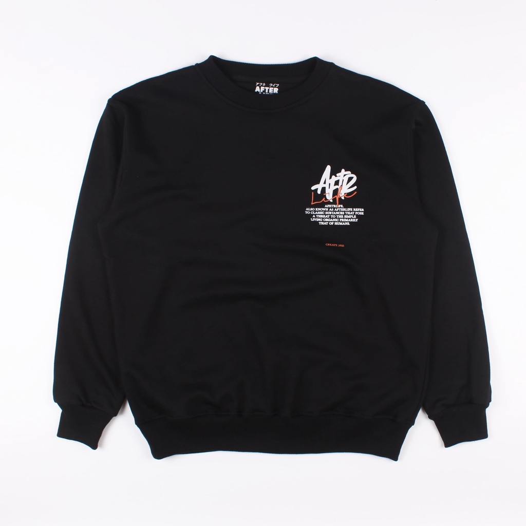 AFTERLIFE - Crewneck Undecided Black | 21029