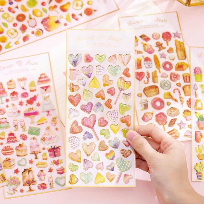 

Dalingshop Sticker glitter magic Stiker Stempel Desain 3D Stiker Dekorasi