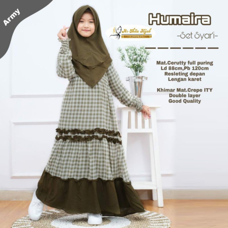 humairah set syari