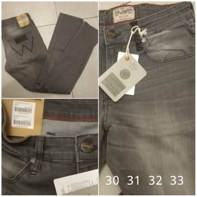 Wrangler bryson celana jeans grey