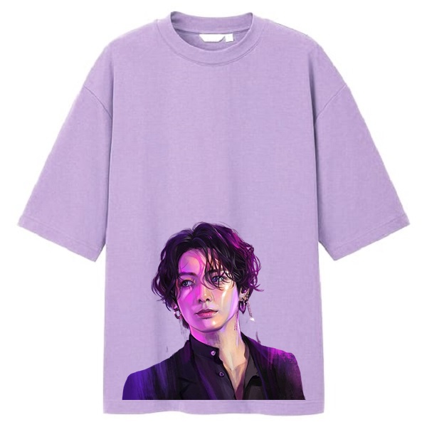 KAOS OVERSIZED PARK JI-MIN BTS STILFY COTTON COMBED 24s