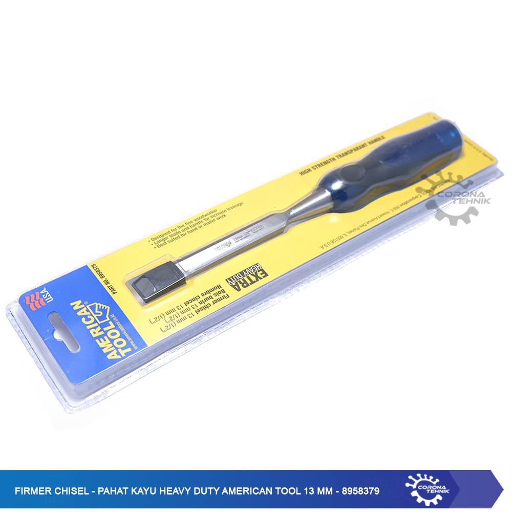 Firmer Chisel - Pahat Kayu Heavy Duty American Tool 13 mm - 8958379