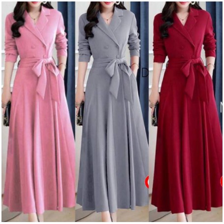 MAXI DRES RANIA Panjang Hitam Korea Style Kekinian/ MAXI DR Stradi Vivaldi/Pants Stradi Vivaldi/ Set