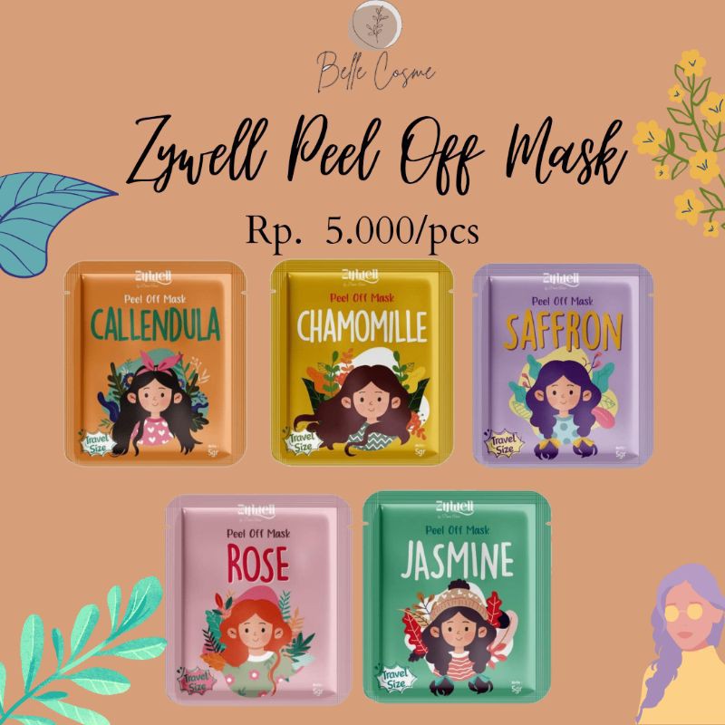 [BELI 1 FREE 1 GIFT] BPOM ZYWELL MASKER PEEL OFF  TRAVEL SIZE 5GR / PEEL MOFF MASK ZYWELL