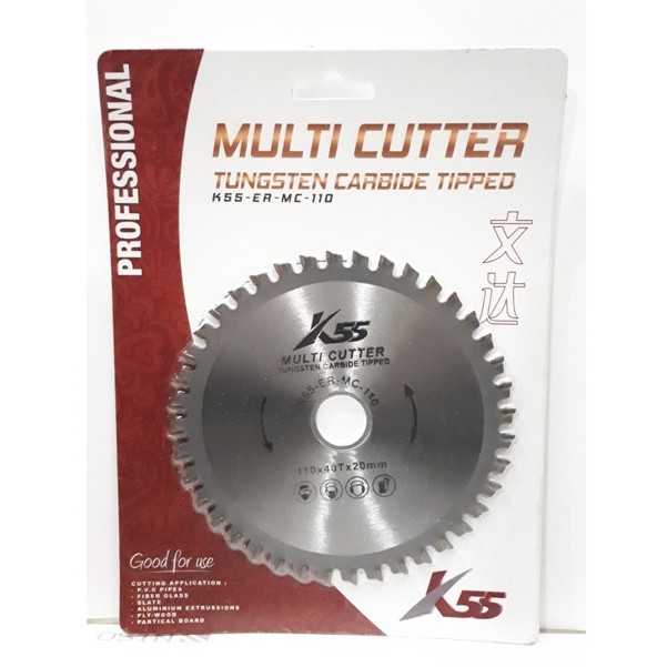 Mata Gerinda Potong Kayu Circular Saw Blade 4 Inch 40T TCT MULTICUTTER Original