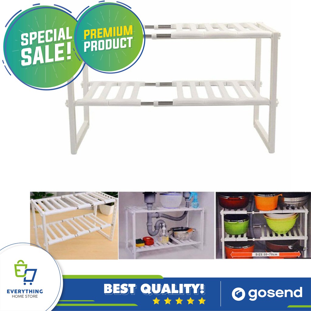 Rak Dapur Susun PREMIUM Multifungsi