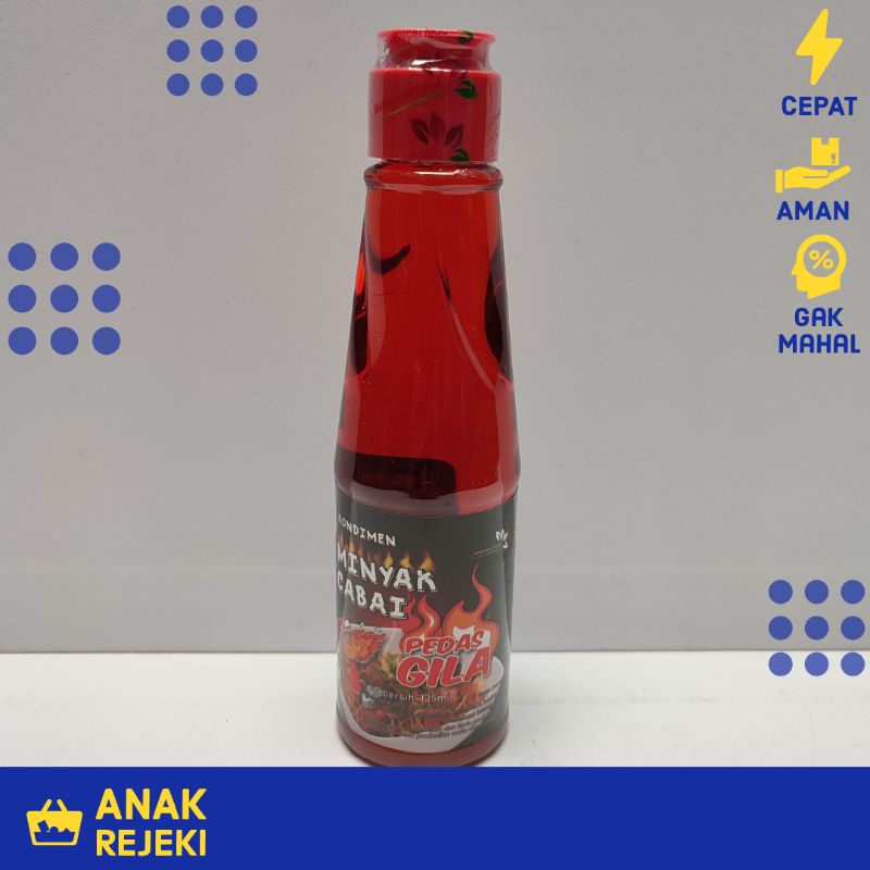 

Minyak Cabai Pedas Gila Level30 135ml - Kondimen Cabe Chili Oil Pedes Halal