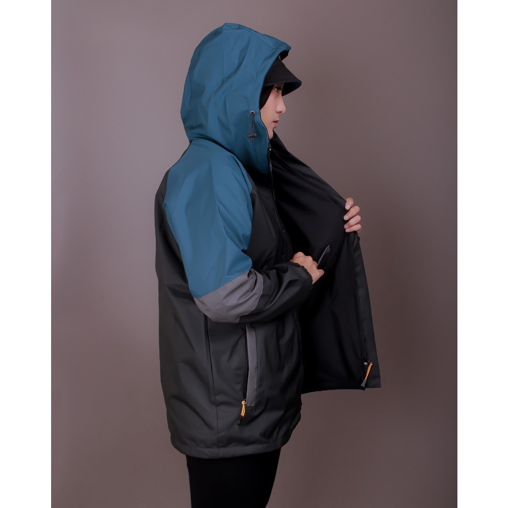 TURUN HARGA ! Jaket Parasut 3D Pria Wanita Waterproof Windbreaker Original Distro The Bojiel